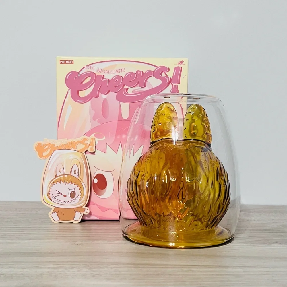 Pop Mart The Monsters Cheers! Labubu Double Walled Glass Cup - Warm Heart
